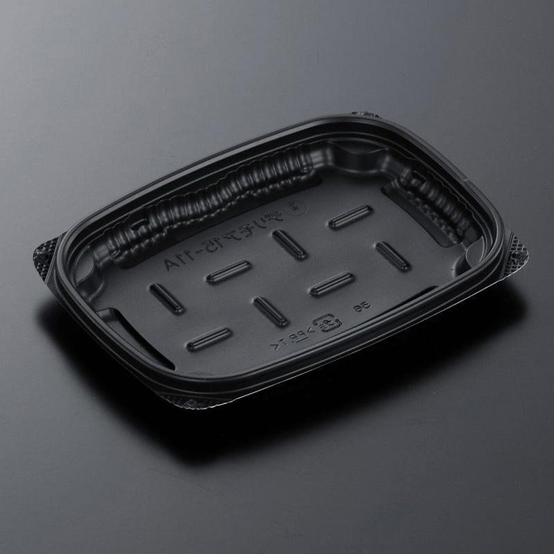 中央化学 惣菜容器 デリモア 本体 15-11A BK 50枚/袋(ご注文単位36袋)【直送品】