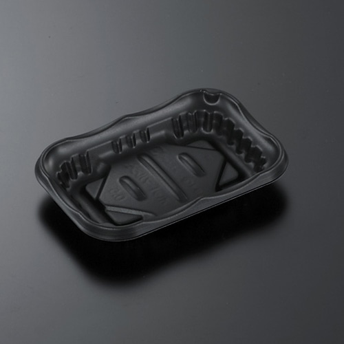 中央化学 惣菜容器 SDホットマルシェ 本体 0.5 BK 50枚/袋（ご注文単位48袋）【直送品】