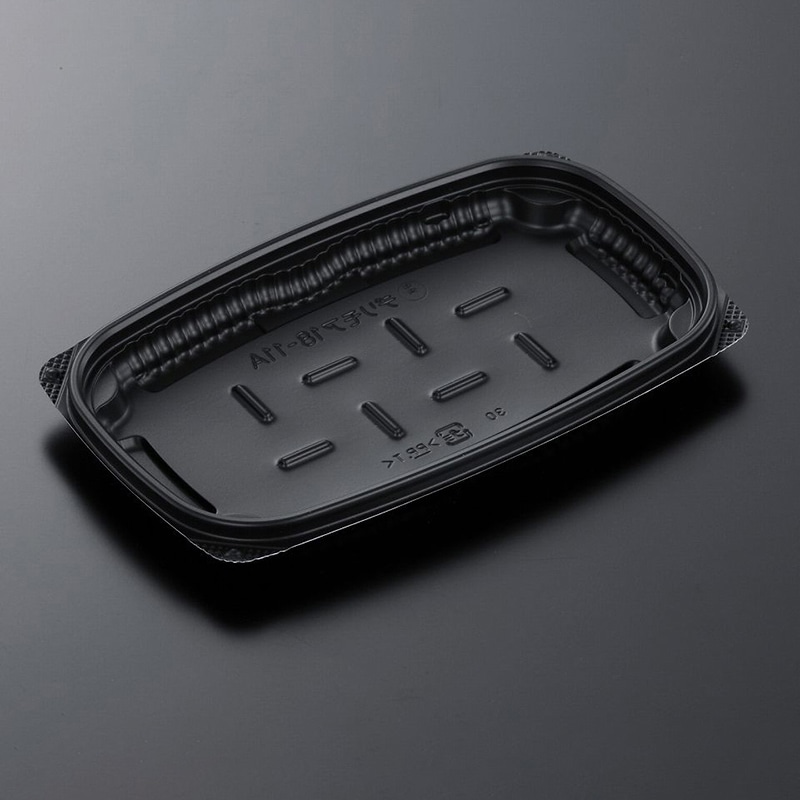 中央化学 惣菜容器 デリモア 本体 18-11A BK 50枚/袋(ご注文単位30袋)【直送品】