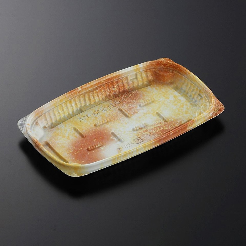 中央化学 惣菜容器 デリモア 本体 18-11A 里灯りOR 50枚/袋(ご注文単位30袋)【直送品】