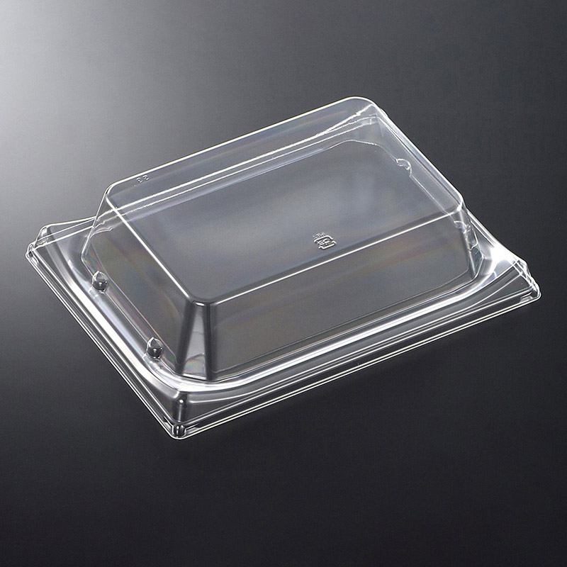 中央化学 刺身容器 CT波ね皿 蓋 20-15  50枚/袋（ご注文単位12袋）【直送品】