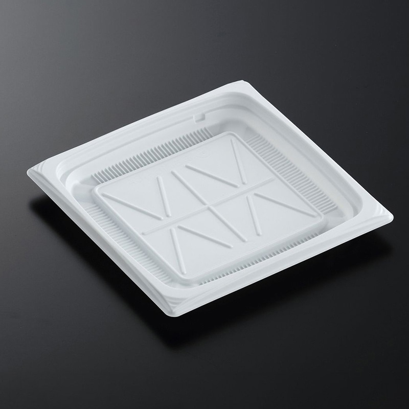 中央化学 惣菜容器 葵 本体 16-16A W 50枚/袋（ご注文単位24袋）【直送品】