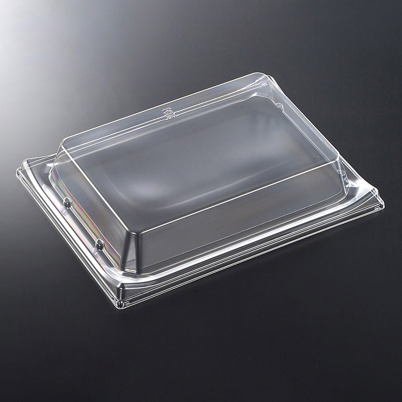 中央化学 刺身容器 CT波ね皿 蓋 27-20  50枚/袋（ご注文単位6袋）【直送品】