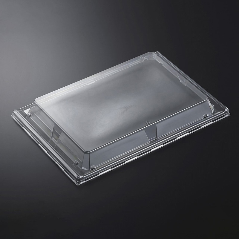 中央化学 刺身容器 CF宴角 外嵌合蓋 40-27  10枚/袋（ご注文単位16袋）【直送品】