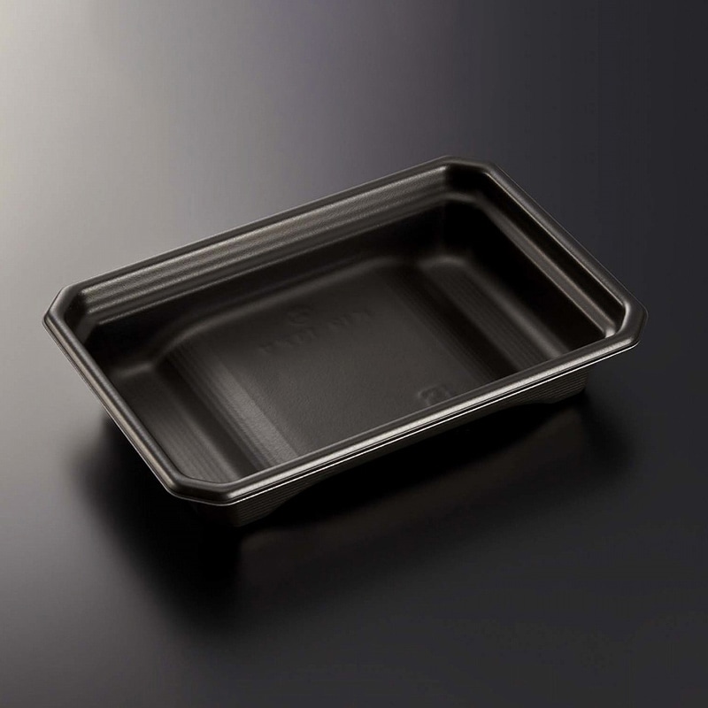 中央化学 お重容器 SD冨重 本体 K19-13浅 BK 50枚/袋（ご注文単位12袋）【直送品】