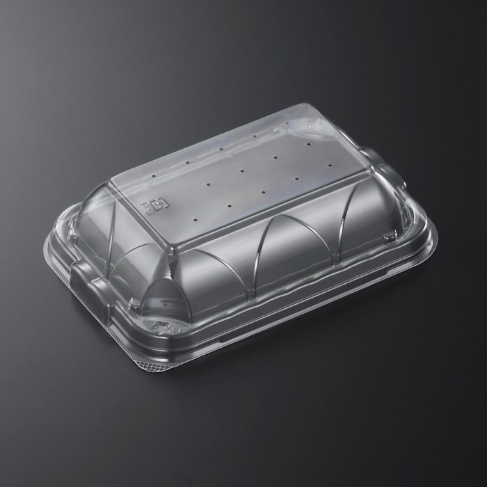 中央化学 惣菜容器 SDホットマルシェ 外嵌合蓋 穴明 1 穴明 50枚/袋(ご注文単位36袋)【直送品】