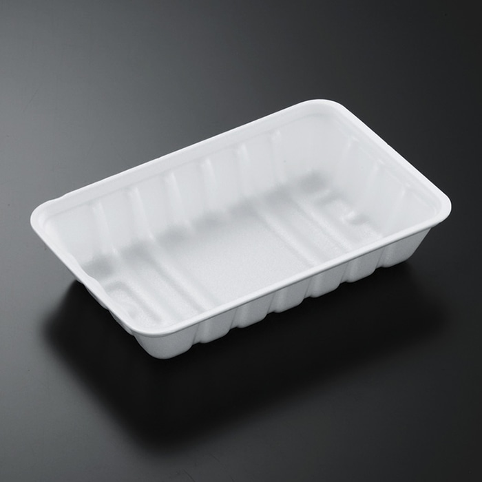 中央化学 ミンチトレー MIC 300(20-13) 白 50枚/袋（ご注文単位24袋）【直送品】