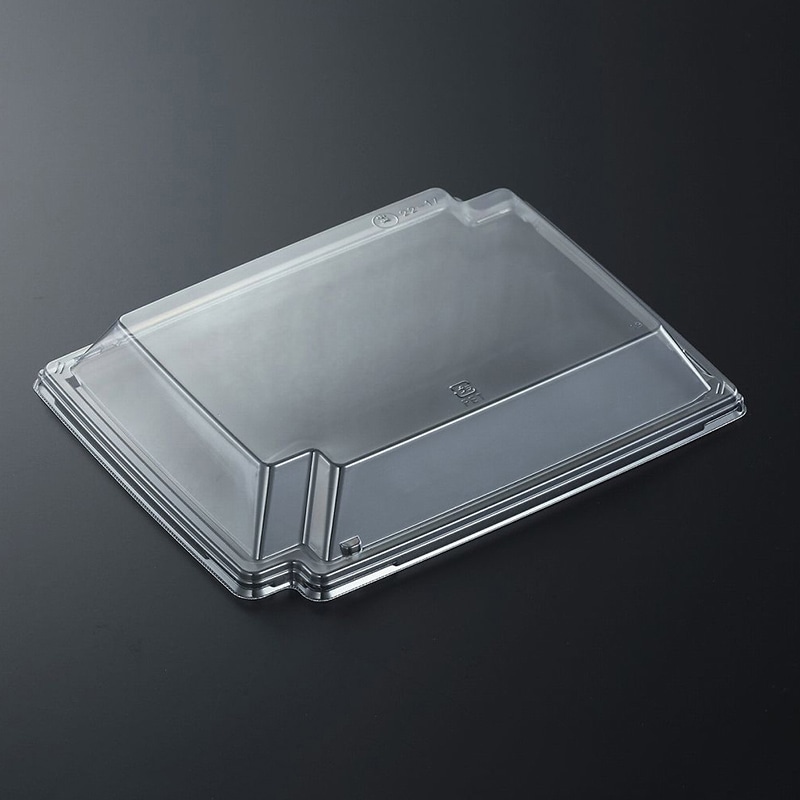 中央化学 刺身容器 かく鉢 外嵌合蓋 22-17  50枚/袋（ご注文単位16袋）【直送品】