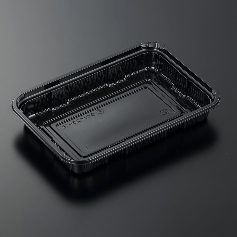 中央化学 精肉容器 HSラクパ 本体 23-16 BK 50箱/袋(ご注文単位12袋)【直送品】