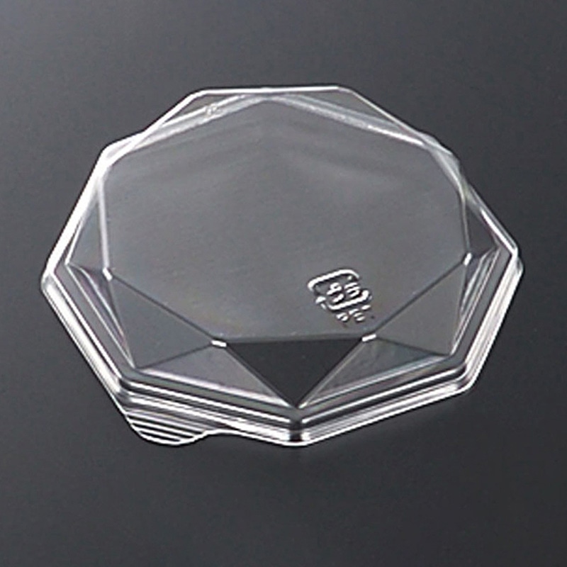 中央化学 サラダ容器 KFオクト 側面外嵌合蓋 11 50枚/袋(ご注文単位40袋)【直送品】