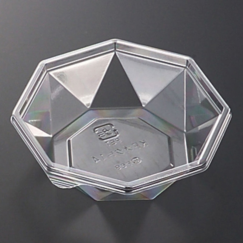 中央化学 サラダ容器 KFオクト 本体 14 PL  50枚/袋（ご注文単位24袋）【直送品】