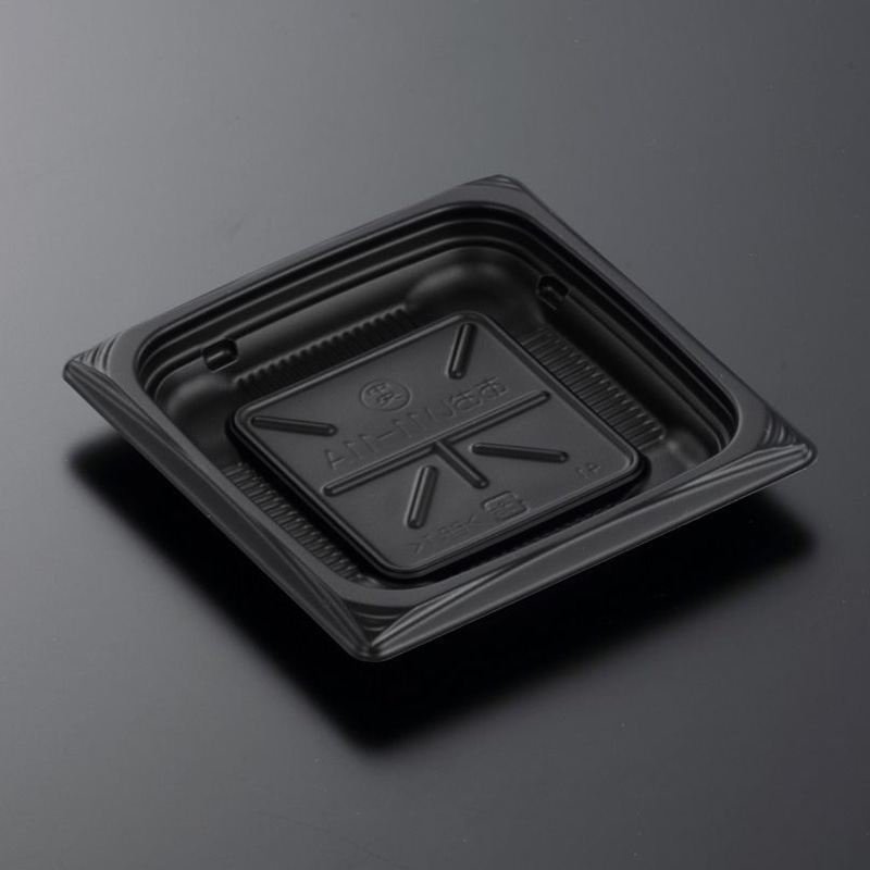 中央化学 惣菜容器 葵 本体 11-11A BK 50枚/袋(ご注文単位40袋)【直送品】