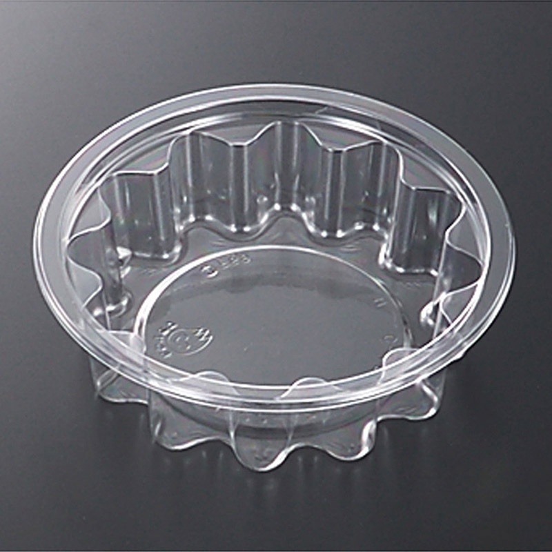 中央化学 サラダ・漬物容器 C-AP菊丸 本体 129-225 EO1 50枚/袋(ご注文単位24袋)【直送品】