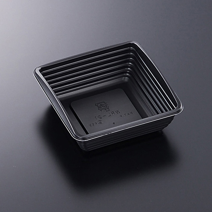 中央化学 弁当容器 WRL-21 本体  BK 50枚/袋（ご注文単位12袋）【直送品】