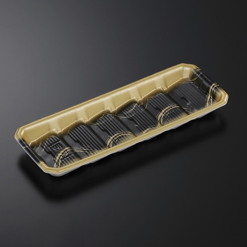 中央化学 精肉トレー DAT 27-10 くろがね 50枚/袋(ご注文単位20袋)【直送品】