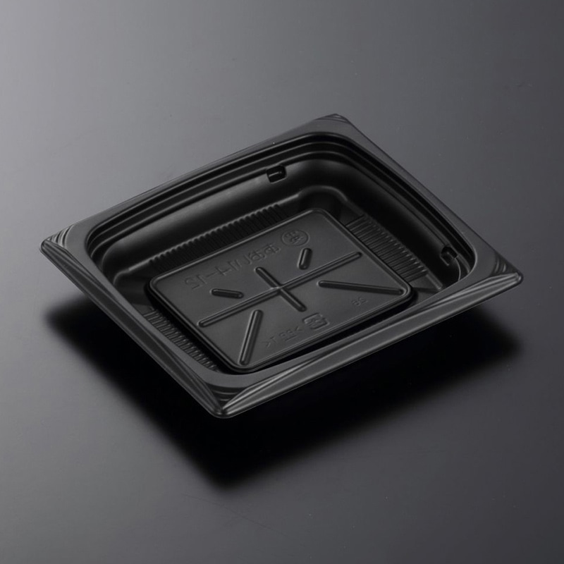 中央化学 惣菜容器 葵 本体 14-12 BK 50枚/袋（ご注文単位36袋）【直送品】