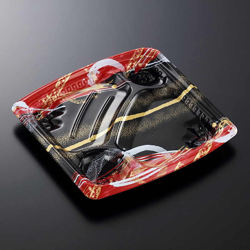 中央化学 弁当容器 CTもり弁 本体 23C ことねR-BK 50枚/袋(ご注文単位12袋)【直送品】