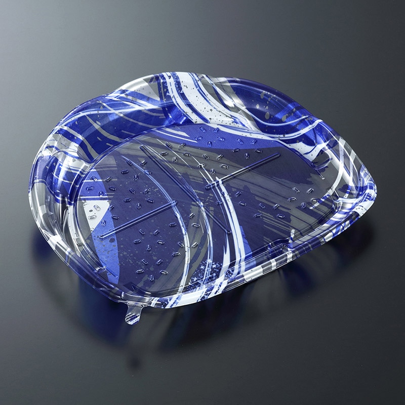 中央化学 刺身容器 旬花 本体 23-21 水筆B 50枚/袋（ご注文単位12袋）【直送品】