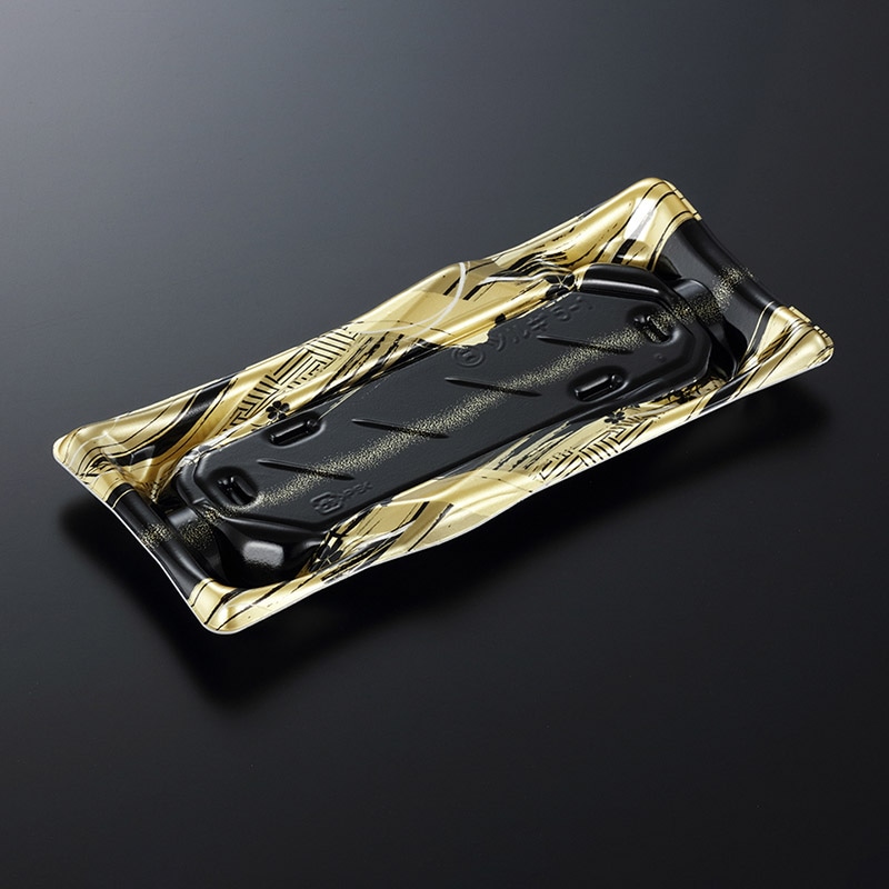 中央化学 寿司容器 剣 本体 5-1 風神BK 50枚/袋（ご注文単位20袋）【直送品】