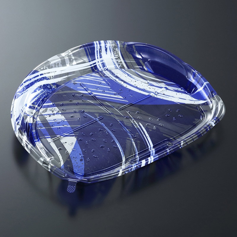 中央化学 刺身容器 旬花 本体 26-22 水筆B 50枚/袋（ご注文単位8袋）【直送品】