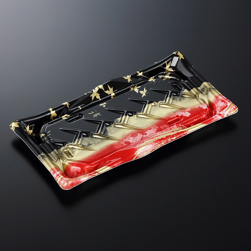 中央化学 寿司容器 剣 本体 12-2 はな楽R 50枚/袋（ご注文単位16袋）【直送品】