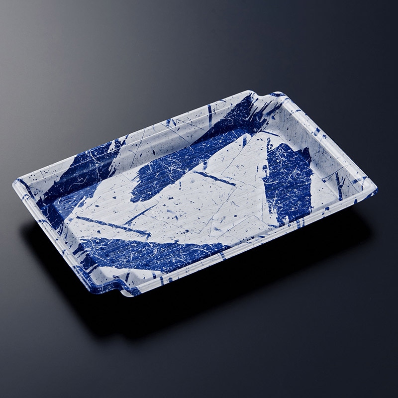 中央化学 刺身容器 かく鉢 本体 24-16 さおりB-BK 50枚/袋（ご注文単位12袋）【直送品】