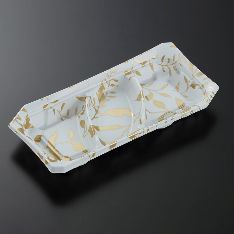 中央化学 惣菜容器 CTゆう 本体 22-11T アリアG 50枚/袋(ご注文単位24袋)【直送品】