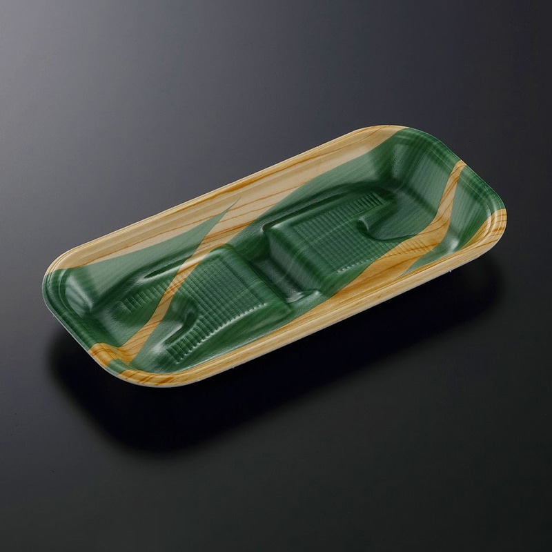 中央化学 鮮魚トレー 美浜 25-12 笹きじまY 100枚/袋(ご注文単位15袋)【直送品】