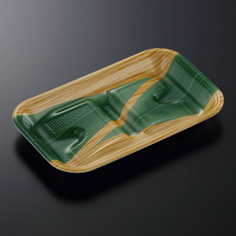 中央化学 鮮魚トレー 美浜 25-15 笹きじまY 100枚/袋(ご注文単位12袋)【直送品】