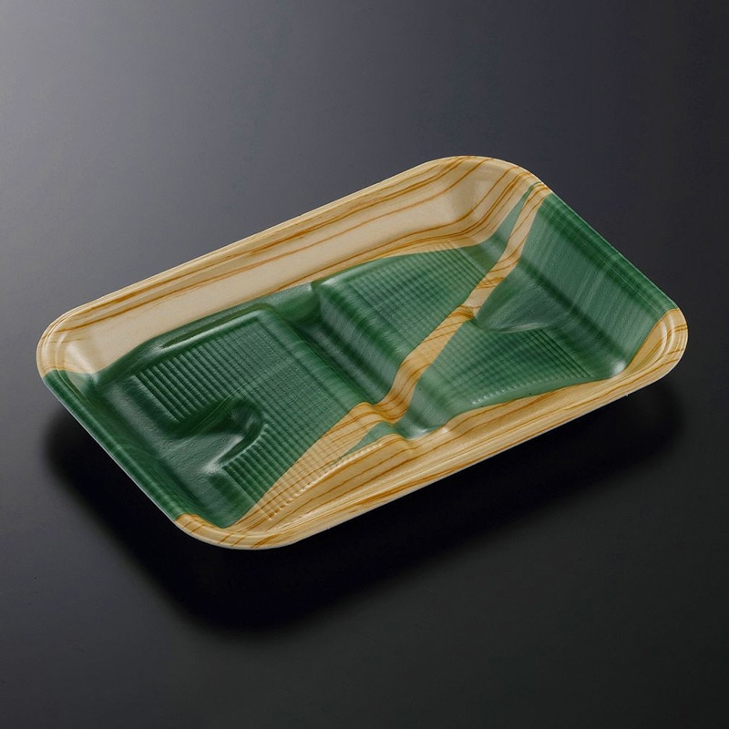 中央化学 鮮魚トレー 美浜 25-17 笹きじまY 100枚/袋(ご注文単位10袋)【直送品】