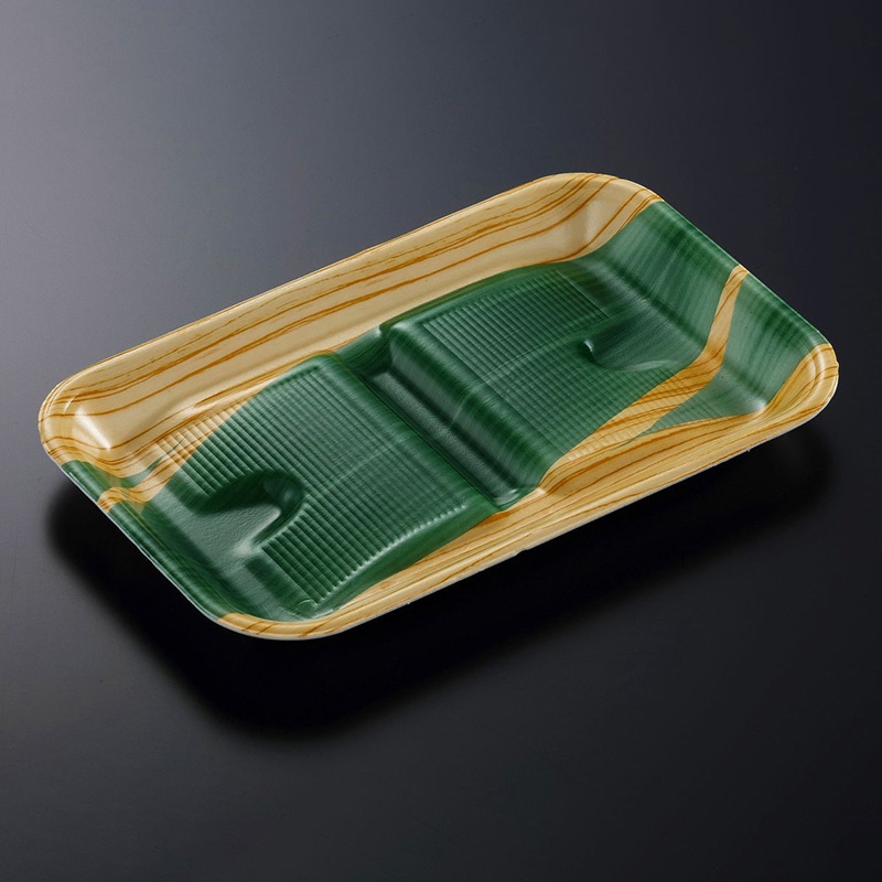 中央化学 鮮魚トレー 美浜 27-17 笹きじまY 100枚/袋(ご注文単位10袋)【直送品】