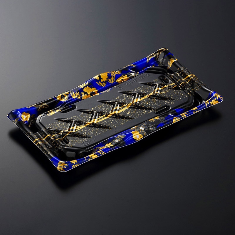 中央化学 寿司容器 剣 本体 12-2 一陣B 50枚/袋(ご注文単位16袋)【直送品】