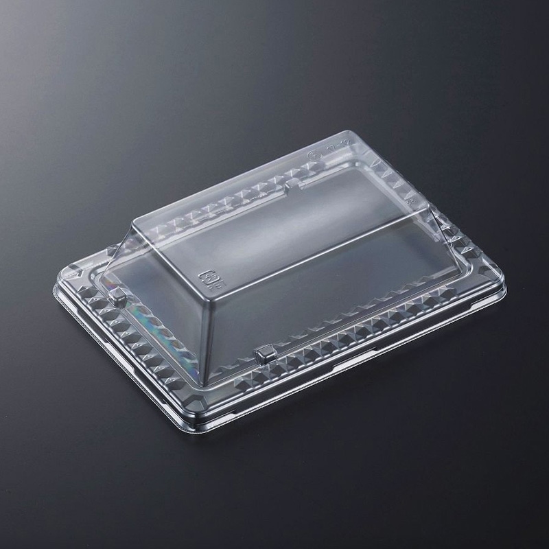 中央化学 刺身容器 輝咲 外嵌合蓋 17-12 50枚/袋(ご注文単位24袋)【直送品】