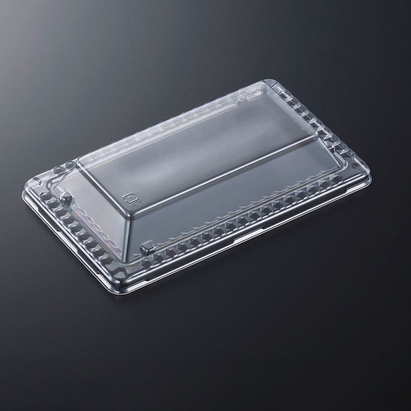 中央化学 刺身容器 輝咲 外嵌合浅蓋 20-12 50枚/袋(ご注文単位16袋)【直送品】