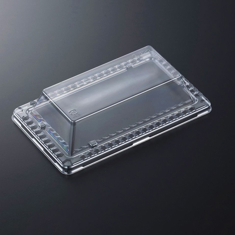 中央化学 刺身容器 輝咲 外嵌合蓋 20-12 50枚/袋(ご注文単位16袋)【直送品】