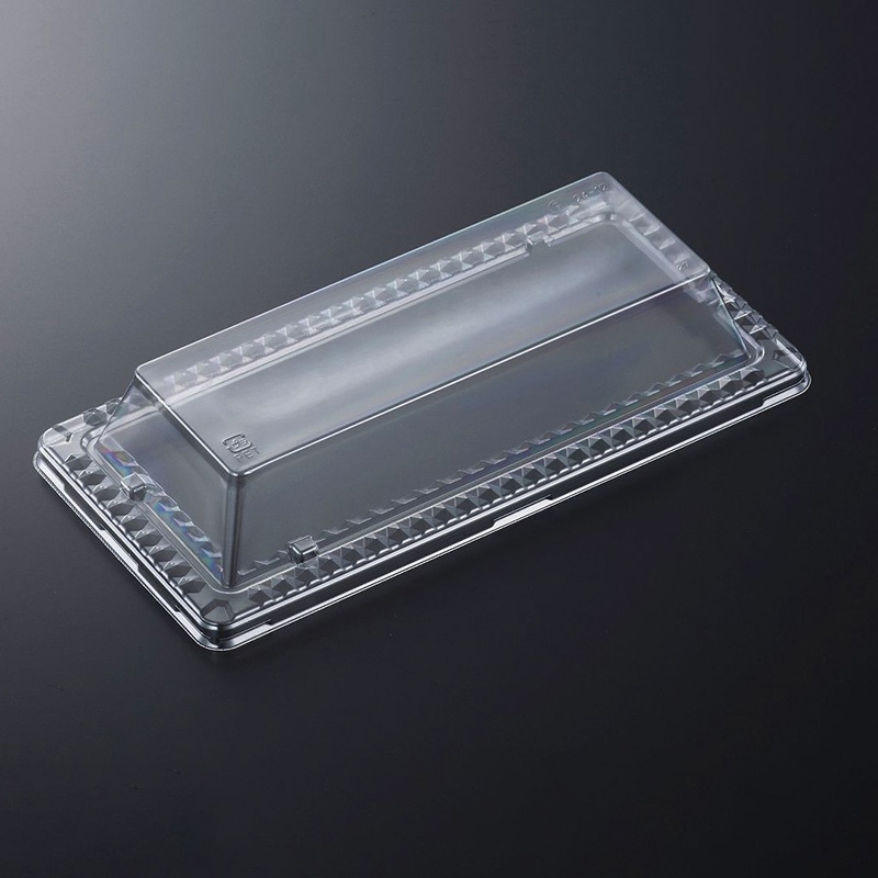 中央化学 刺身容器 輝咲 外嵌合蓋 24-12 50枚/袋(ご注文単位16袋)【直送品】