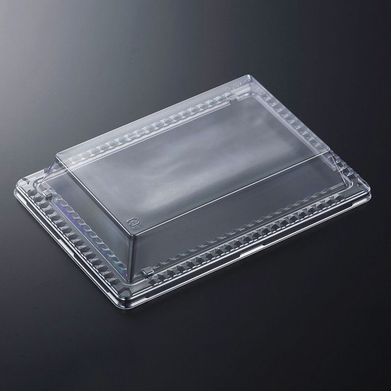 中央化学 刺身容器 輝咲 外嵌合蓋 24-17 50枚/袋(ご注文単位12袋)【直送品】