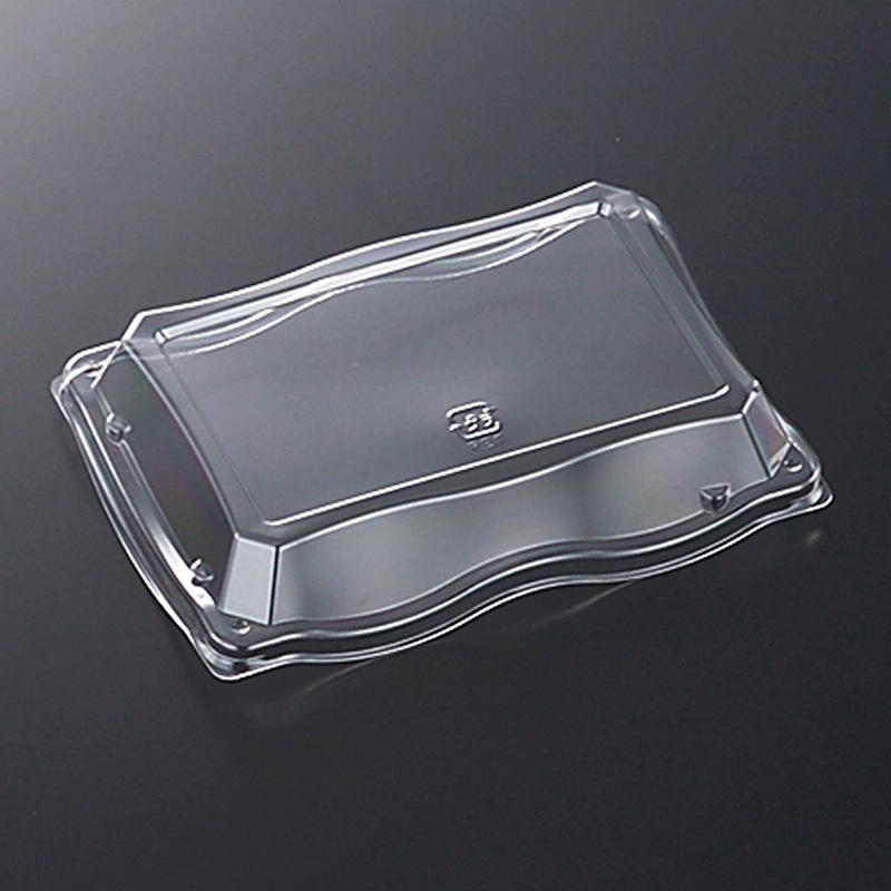 中央化学 刺身容器 CF磯波 外嵌合蓋 4  50枚/袋（ご注文単位16袋）【直送品】