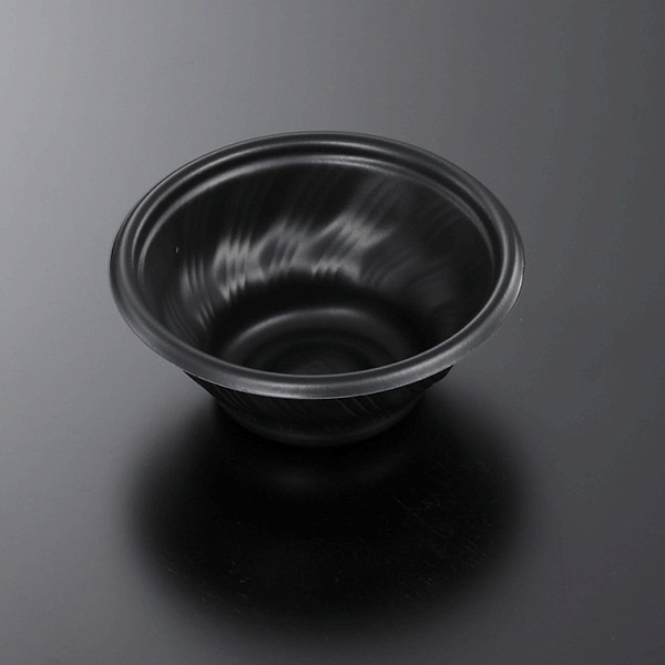 中央化学 丼容器 SD咲き丼 本体 M12 BK 50枚/袋(ご注文単位24袋)【直送品】