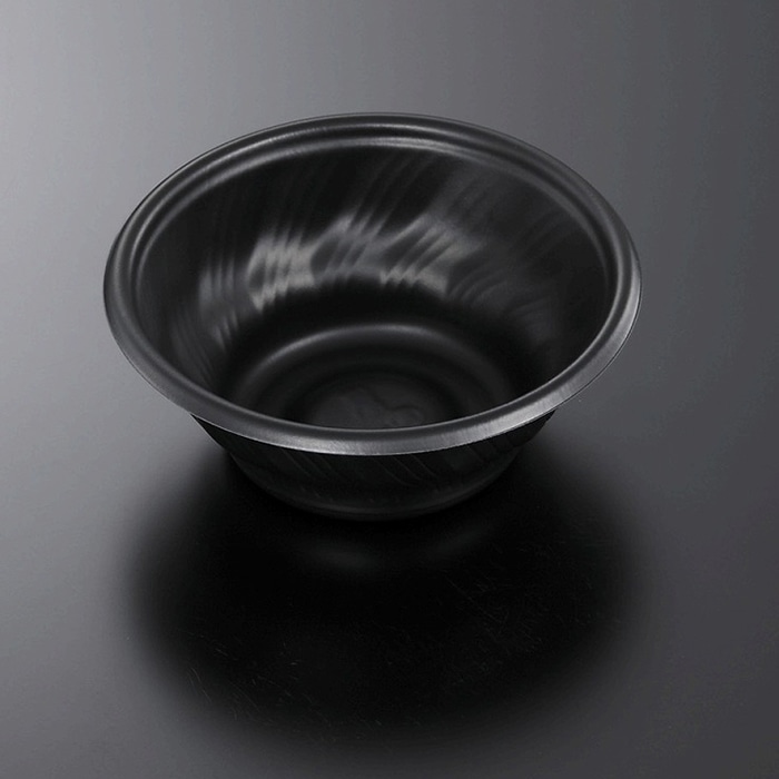 中央化学 丼容器 SD咲き丼 本体 M15 BK 50枚/袋(ご注文単位18袋)【直送品】