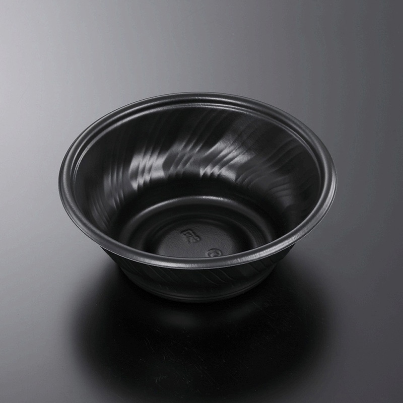 中央化学 丼容器 SD咲き丼 本体 M19 BK 50枚/袋(ご注文単位12袋)【直送品】