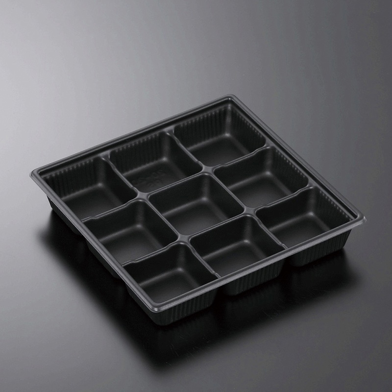 中央化学 惣菜容器 SDキャセロ 20-20 9S 本体 黒 50枚/袋