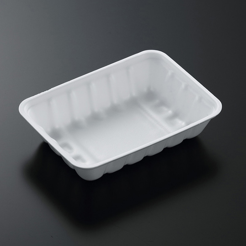 中央化学 ミンチトレー MIC 200(17-12) 白 50枚/袋(ご注文単位30袋)【直送品】