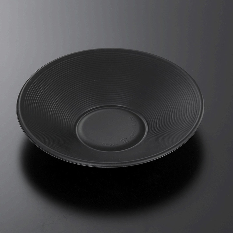 中央化学 軽食容器 SD DP22-A 本体  BK 50枚/袋（ご注文単位16袋）【直送品】