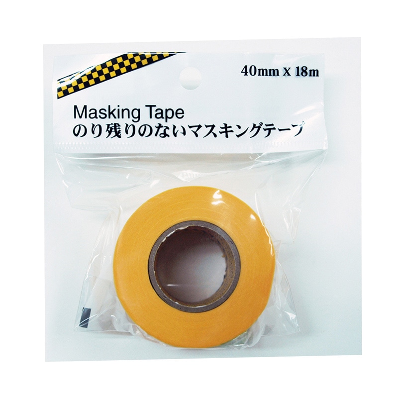 ホースケアプロダクツ のり残りのないマスキングテープ 243J 40mm×18m 423P 40×18 1個(ご注文単位5個)【直送品】