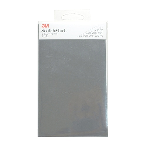 ホースケアプロダクツ セキュリティラベル 95×150mm シルバー SM-05S 1束(ご注文単位10束)【直送品】