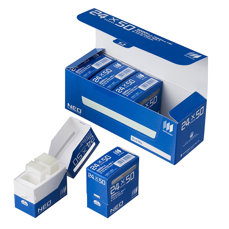 NEOカバーグラス 24×50mm 200枚×5箱 C024501 1個(ご注文単位1個)【直送品】