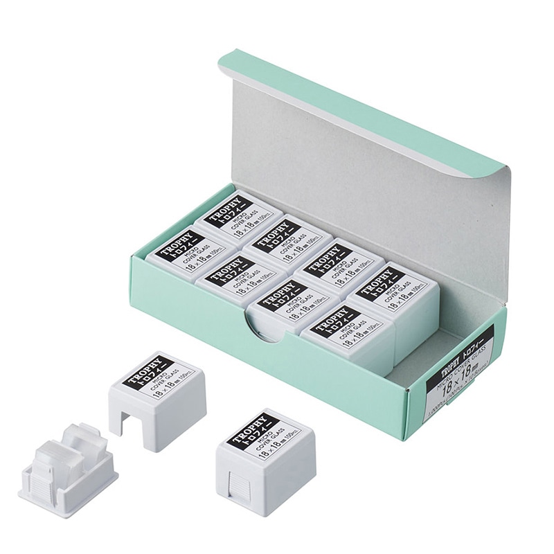 角カバーグラス トロフィー 18×18 CT18189 100枚×10箱 1個(ご注文単位1個)【直送品】