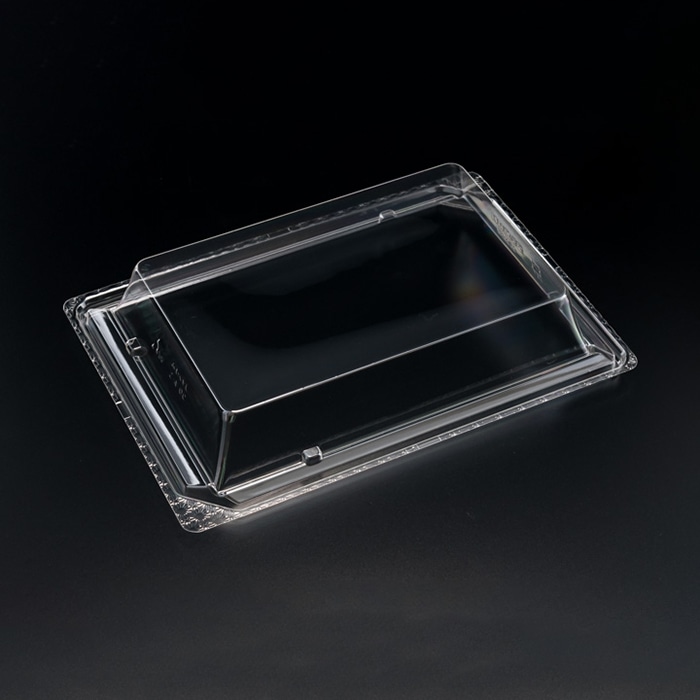 リスパック 寿司容器　バイオPET　美枠寿司　スマート嵌合蓋 2-4OC FAPR290 50枚/袋（ご注文単位12袋）【直送品】
