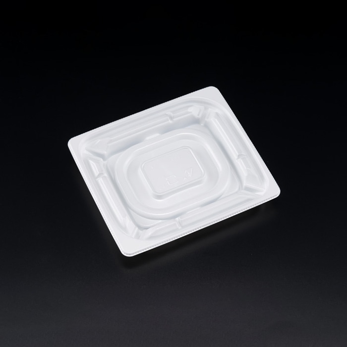 リスパック 惣菜容器 バイオカップ優枠 本体 13-11B PABH013 白 50枚/袋(ご注文単位24袋)【直送品】